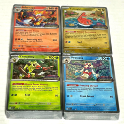 Pokemon TCG Twilight Masquerade Prerelease Promo Set of 4 2024 Nintendo - Image 1