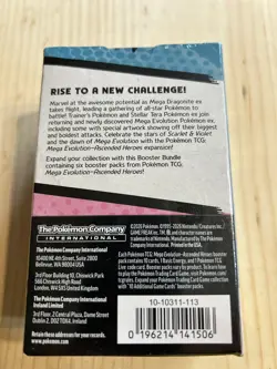 Pokemon TCG Ascended Heroes Booster Bundle BRAND NEW FACTORY SEALED - Image 3