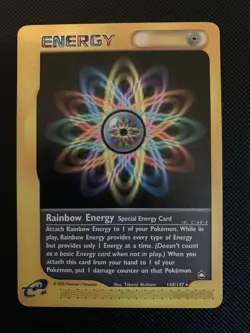 Pokemon - Rainbow Energy - Aquapolis - 144/147 - Mint - Image 1