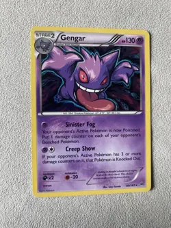 POKEMON Gengar 60/162 LP - Cosmos Holo - XY Breaktrough - Image 1