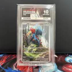 Pokemon TCG Druddigon White Flare 151/086 Illustration Rare ACE 10 - Image 1