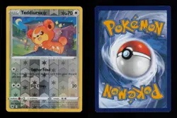REVERSE HOLO TEDDIURSA COMMON 122/189 LP POKEMON - Image 3
