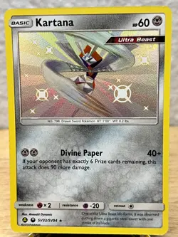 Hidden Fates Shiny Vault Kartana SV33/SV94 Rare Shiny Pokemon NM/M - Image 1