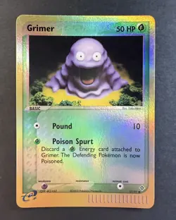 P Reverse Holo Grimer 57/97 EX Dragon 2003 e-Reader Pokemon NM/LP+ - Image 1