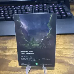 MTG Breeding Pool (Borderless) (Galaxy Foil) Edge of Eternities - Image 1