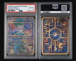 1999 Pokemon Ancient Mew I “Nintedo” Error Promo Japanese PSA 8 - Image 1