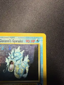 Pokemon TCG Giovanni's Gyarados Holo Swirl 5/132 Gym Challenge - Image 4