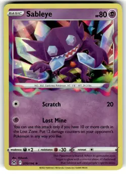 Sableye 070/196 Holo Rare Lost Origin Pokemon Near Mint - Image 1
