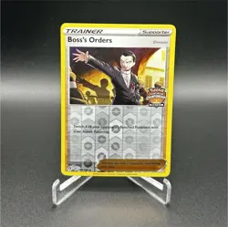Pokemon Boss's Orders Giovanni 154/192 Regional Promo Reverse Holo - Image 1