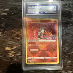 Pokemon TCG Radiant Charizard 011/078 GO Holo Radiant Rare Flawless Mint 9 - Image 1