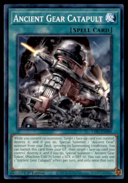 Yu Gi Oh! Ancient Gear Catapult LDS1 EN089 LDS1 1st Edition Regular - Image 1