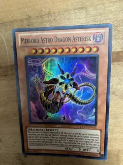 YUGIOH MEKLORD ASTRO DRAGON ASTERISK EXVC-EN015 SUPER LP Holo Foil - Image 2