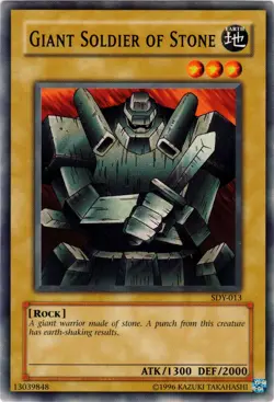 Giant Soldier of Stone SDY-013 Starter Deck: Yugi Unlimited|Unlimited Edition - Image 1