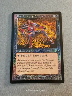 MTG 7th Edition Greed English Foil Seventh Edition - Image 1