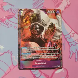 ONE PIECE Sakazuki (Alt Art) OP16-065 SR The Time of Battle ENGLISH - Image 1