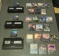 MTG Secret Lair x Sonic Non-Foil Edition Full Set Opened - Image 1