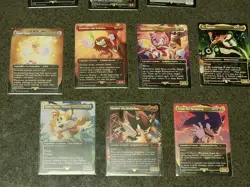 MTG Secret Lair x Sonic Non-Foil Edition Full Set Opened - Image 4