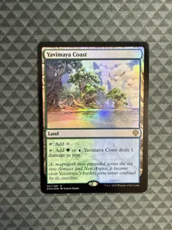 MTG Yavimaya Coast #261/281 Foil Rare Dominaria United (DMU) - Image 1