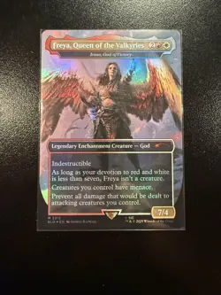 Freya, Queen of the Valkyries - Iroas, God of Victory Secret Lair Drop Foil - Image 1