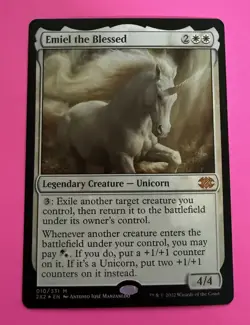 FOIL Magic the Gathering Double Masters 2022 Emiel the Blessed Foil - Image 1