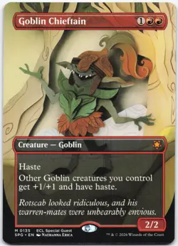Goblin Chieftain (Borderless) M Special Guests 135 NM - Image 1
