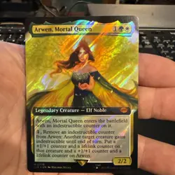 Arwen, Mortal Queen (Extended Art) (Surge Foil) Lord of Rings 778 NM - Image 1
