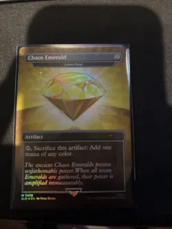 Chaos Emerald (Lotus Petal) Yellow 7035 Secret Lair Drop Sonic Bonus MTG NM - Image 1