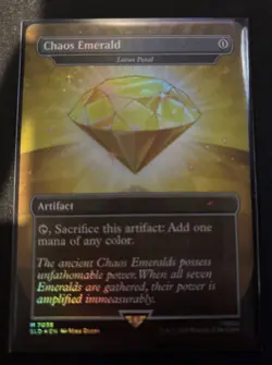 Chaos Emerald (Lotus Petal) Yellow 7035 Secret Lair Drop Sonic Bonus MTG NM - Image 2