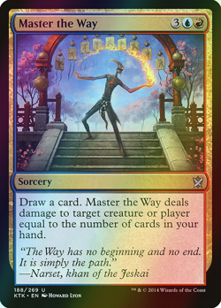 MTG Master the Way Foil ** Khans of Tarkir ** English (NM) - Image 1