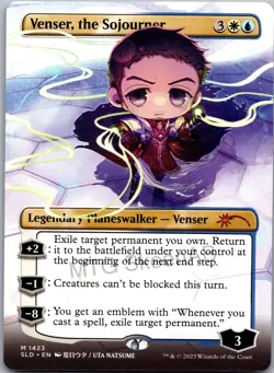 MTG SkeenAB Venser the Sojourner BORDERLESS from SLD. NM. - Image 1