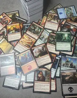 Magic The Gathering Deckmaster Cards Bundle Over 400 Mixed Cards Unsorted - Image 2