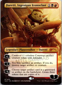 MTG SkeenAB Daretti Ingenious Iconoclast BORDERLESS from SLD. NM. - Image 1