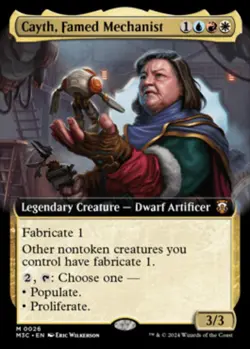 FOIL Cayth, Famed Mechanist (Extended Art) - Commander: Modern Horizons 3 (M3C) - Image 1