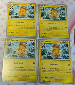 4x Pawmo - Pokemon S/V Paldea Evolved 075/193 TCG Playset - Image 2