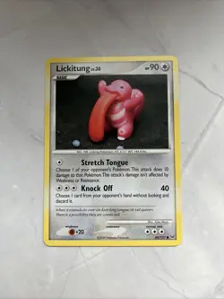 Lickitung 80/127 Platinum Base Set Yuka Morii Claymation Pokemon Card 💕 NM - Image 1