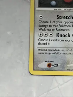 Lickitung 80/127 Platinum Base Set Yuka Morii Claymation Pokemon Card 💕 NM - Image 3