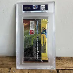2018 DRAGON MAJESTY FOIL PACK POKEMON SUN & MOON CHARIZARD PACK ART PSA 8 - Image 5