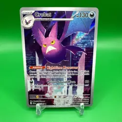 Pokemon Chaos Rising Crobat IR Illustration Rare 093/086 English NM MINT - Image 1
