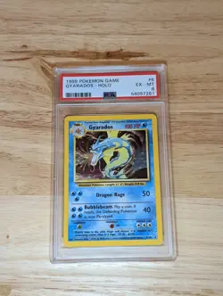1999 Pokemon Base Set Gyarados Holo #6 Unlimited PSA 6 - Image 1