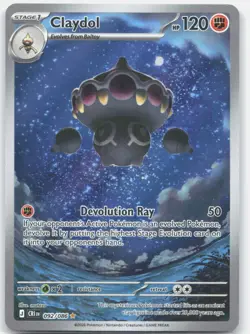 Claydol 092/086 Shiny Rare ME04: Chaos Rising Pokemon NM/M - Image 1