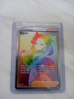 Marnie 208/202 Secret Rare Rainbow Full Art Pokemon TCG Card mint! - Image 1