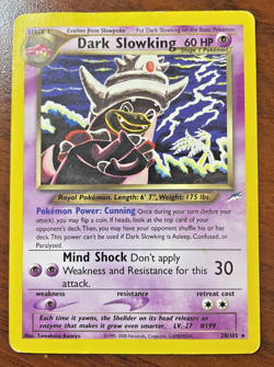 Pokemon card - Dark Slowking 20/105 - Neo Destiny 2000- Vintage Rare - Image 1
