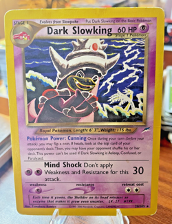 Pokemon card - Dark Slowking 20/105 - Neo Destiny 2000- Vintage Rare - Image 3