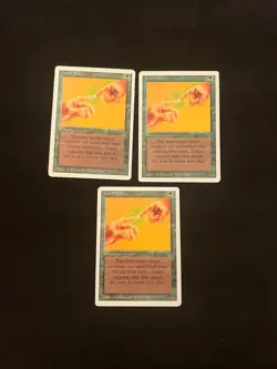 Instill Energyx3 [Revised Edition] Light Play MTG Free Ship - Image 1