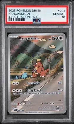 Pokemon Destined Rivals Kangaskhan 204 PSA 10 - Image 1