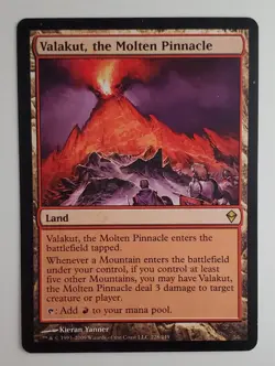 Moderately Played - MTG Valakut, the Molten Pinnacle - Zendikar - Image 1