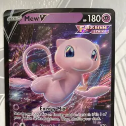 MEW V 060/159 Pokemon Crown Zenith ULTRA RARE HOLO NM - Image 2
