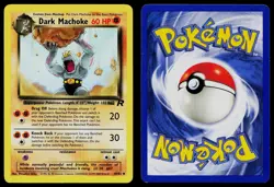 DARK MACHOKE 40/82 UNCOMMON TEAM ROCKET POKEMON UNLIMITED LP - Image 3