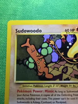 POKEMON SUDOWOODO UNLIMITED NEO REVELATION 26/64 RARE NEAR MINT - Image 2