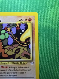 POKEMON SUDOWOODO UNLIMITED NEO REVELATION 26/64 RARE NEAR MINT - Image 3